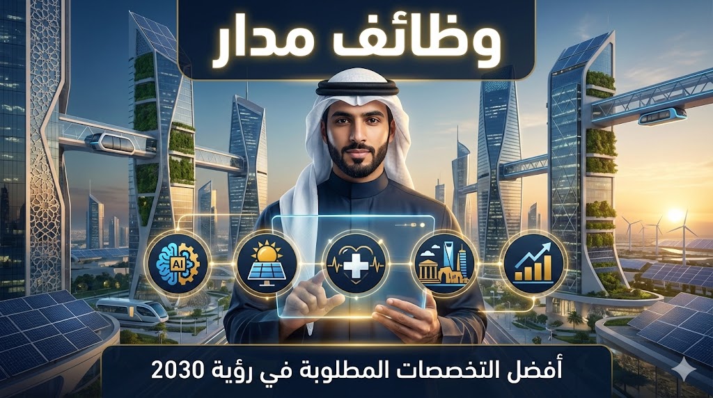 أفضل التخصصات المطلوبة في رؤية 2030 السعودية – دليل شامل لسوق العمل