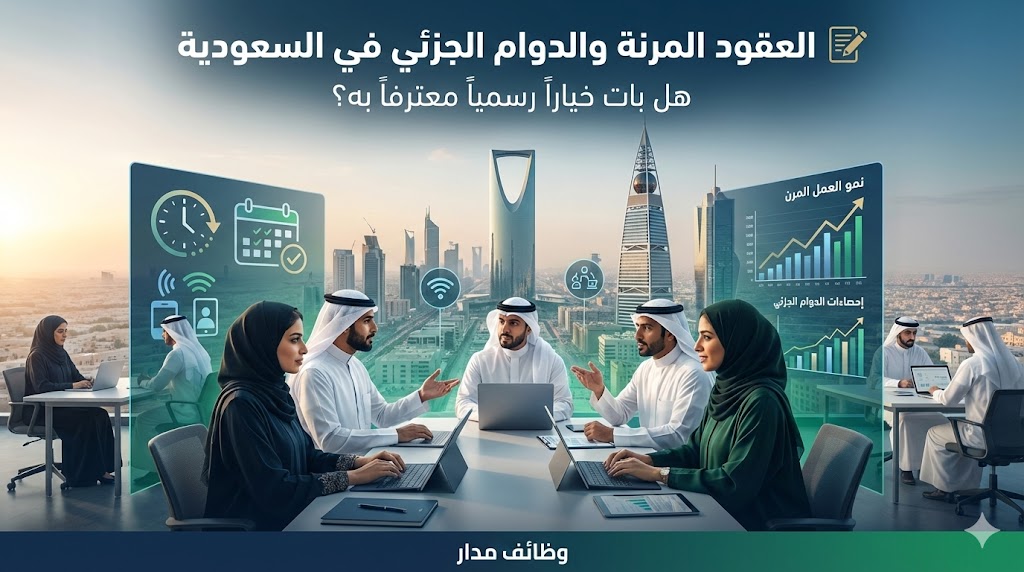 العقود المرنة والدوام الجزئي في السعودية 2026 — فرص وتحديات وأنماط العمل الحديثة