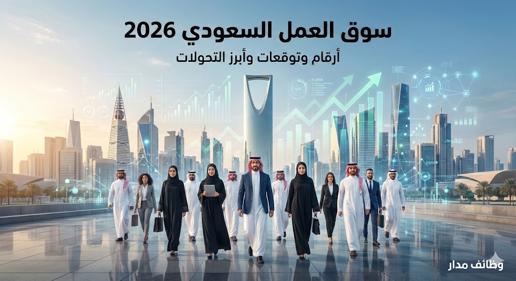 سوق العمل السعودي 2026: تقرير شامل بالأرقام والتوقعات وأبرز التحولات في التوظيف بالمملكة
