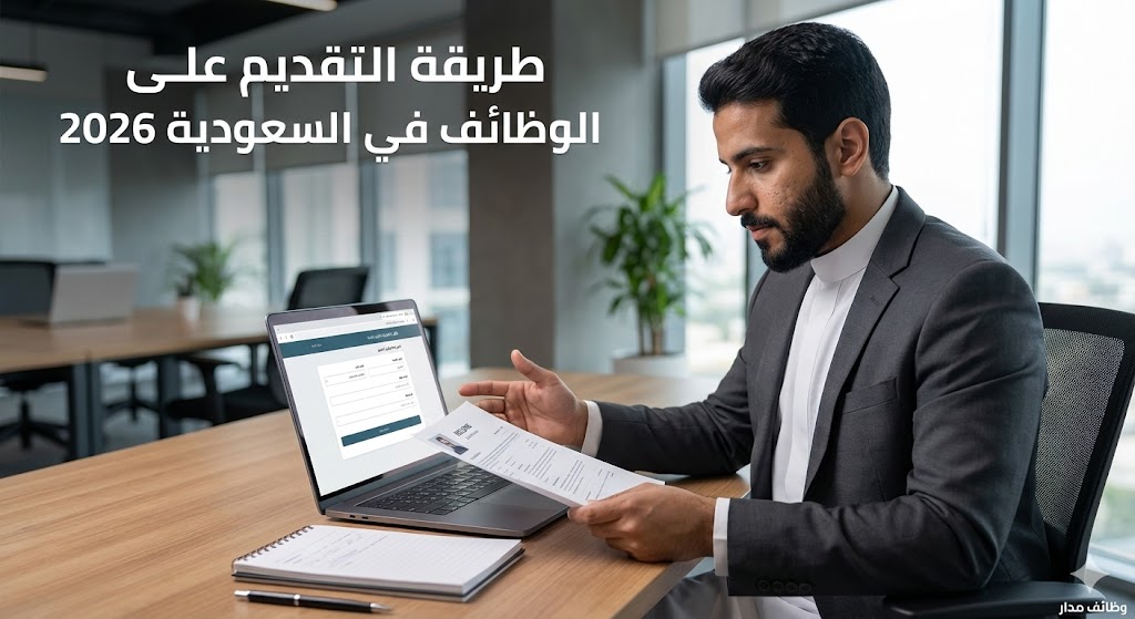 طريقة التقديم على الوظائف في السعودية باحتراف 2026: خطوات تزيد فرص قبولك بسرعة