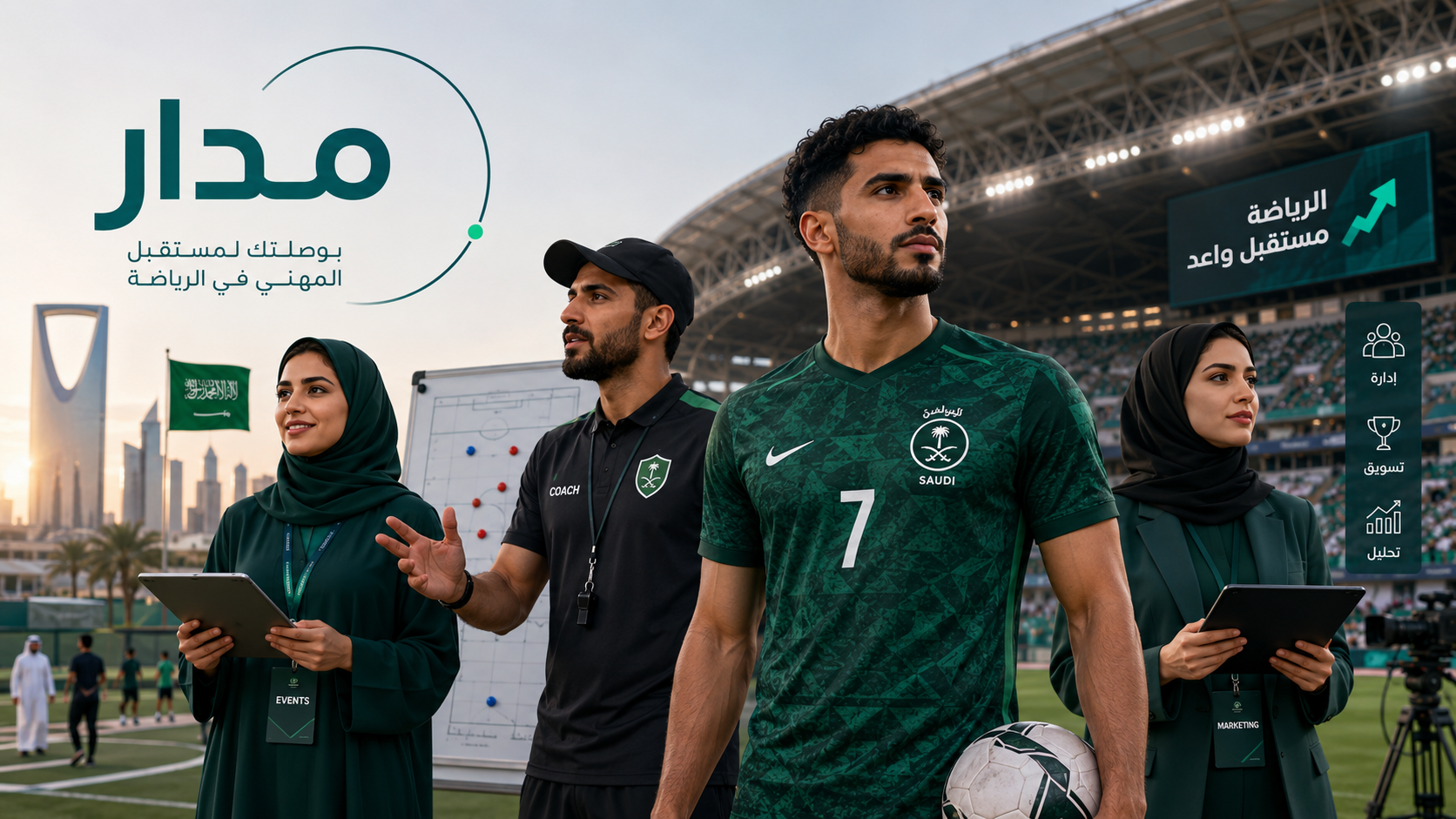 فرص العمل في القطاع الرياضي في السعودية: نمو القطاع الرياضي والتوظيف في الأندية الرياضي