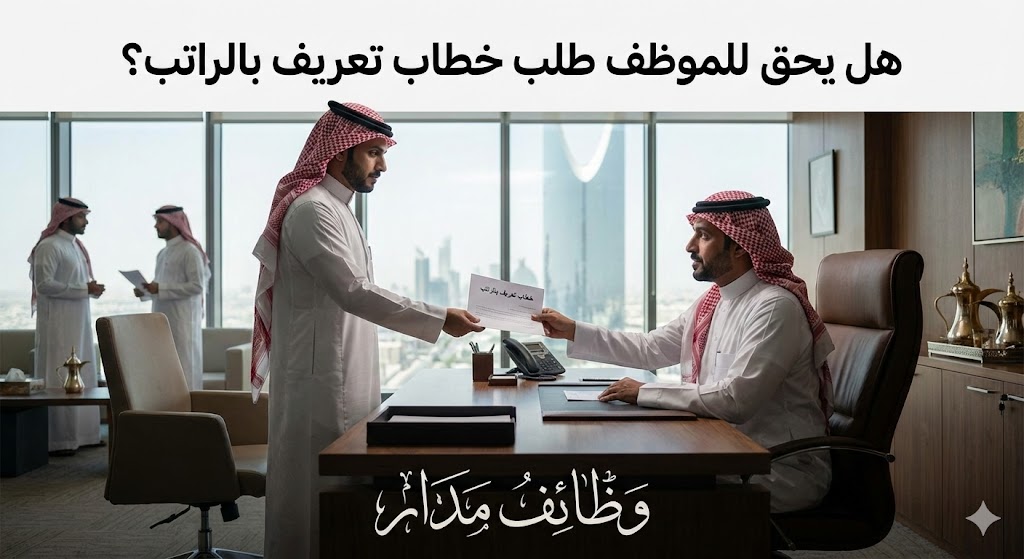 هل يحق للموظف طلب خطاب تعريف بالراتب؟ شرح كامل وفق نظام العمل السعودي
