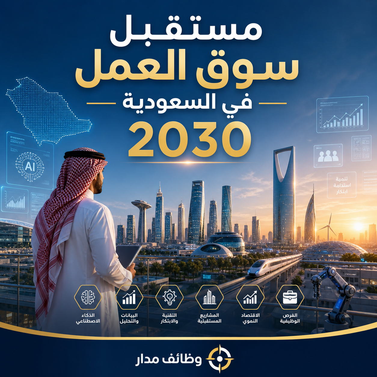 مستقبل الوظائف في السعودية 2030: الفرص الذهبية التي لا يجب أن تفوتك